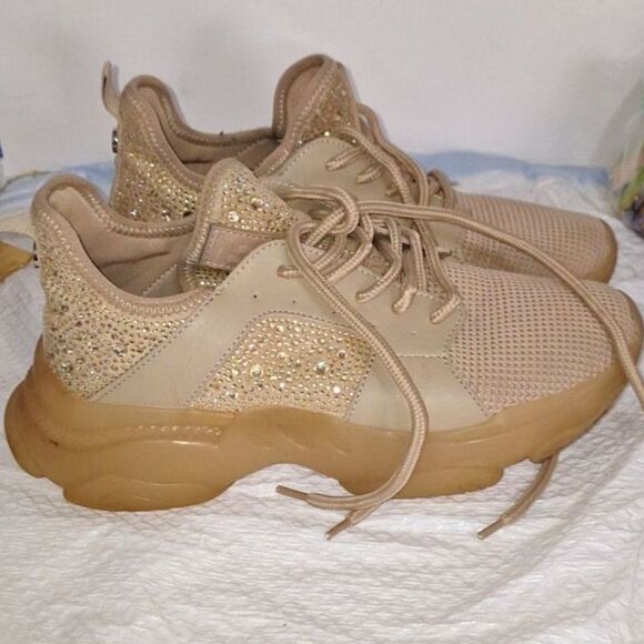 Steve Madden Women's Athletic Shoes Bling Walking Hiking Comfort Non-Slip 9.5M - Picture 2 of 11